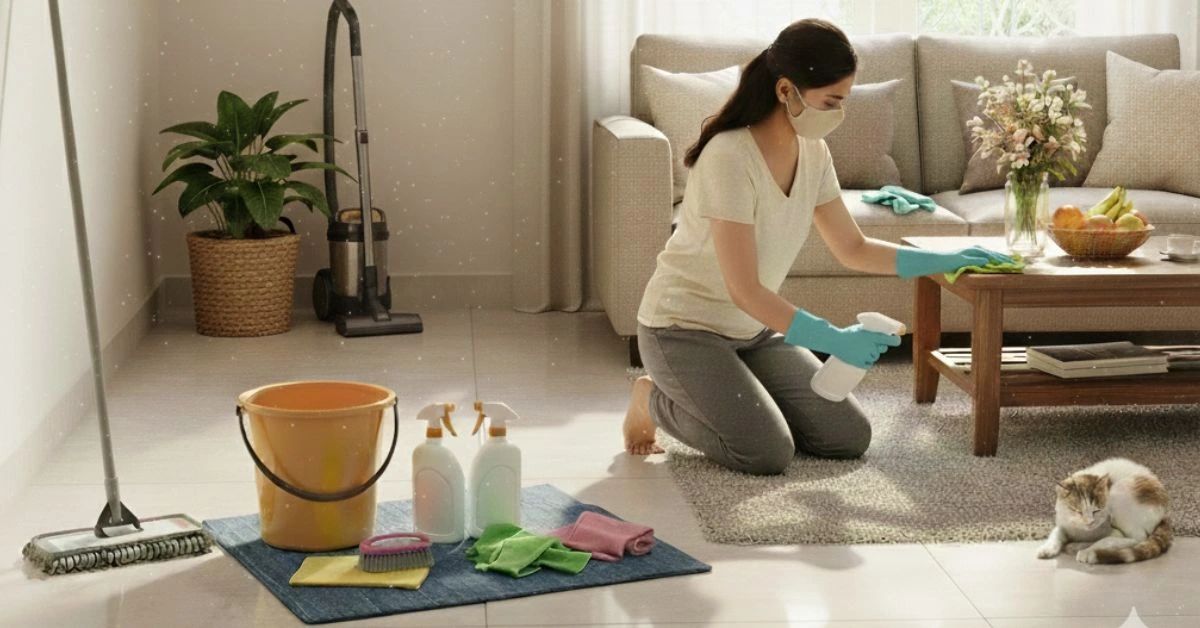 New Interiors Flat Deep Cleaning